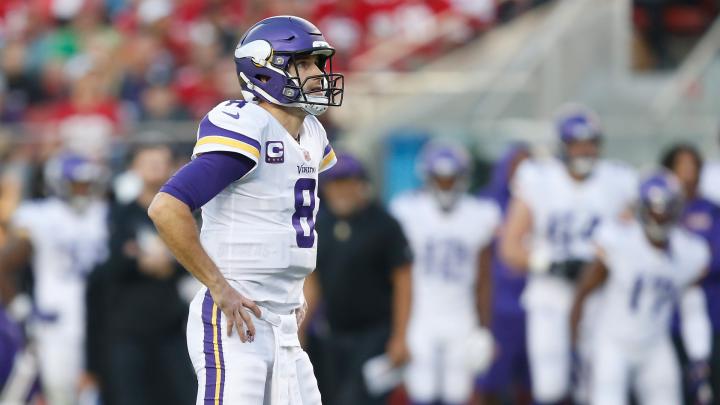 What's the problem with Vikings quarterback Kirk Cousins?