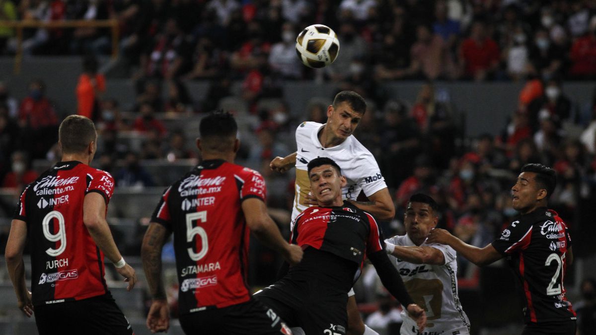Geschiktheid Verstoring Krijger Atlas 0-1 Pumas: summary: score, goal, highlights, 2021 Liga MX Apertura  semi-final - AS.com