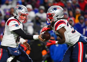Pats run rampant in windy win over Bills