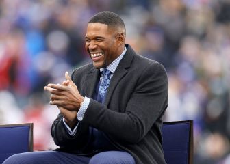 Up up and away: Michael Strahan is going to space!