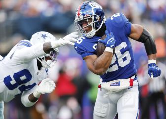 Saquon Barkley's stunning one-handed catch vs Cowboys