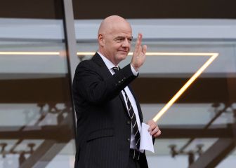 Infantino says he has majority backing for biennial World Cup