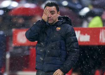 Barça's Xavi reacts after failure to beat 10-man Sevilla