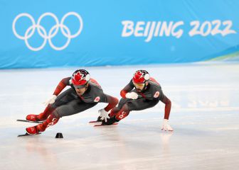 The flag bearers of the Winter Olympics opening ceremony