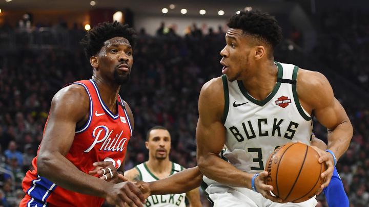 Giannis Antetokounmpo and Joel Embiid are two MVP favorites this season