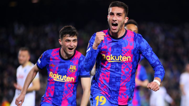 Barcelona 1 1 Napoli Summary Score Goals Highlights Europa League Round Of 16 21 22 As Com