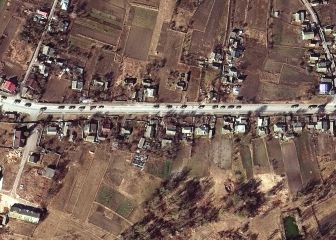 Ukraine jets strike Russian military convoy