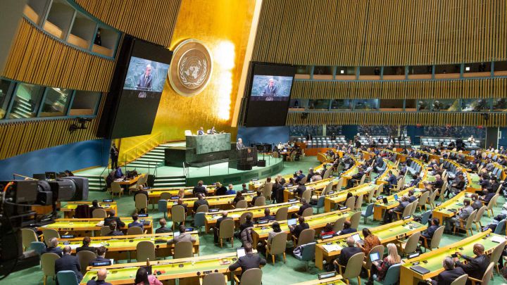 What does the UN general assembly vote mean?