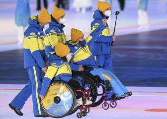 Ukrainian Paralympic athletes receive warm welcome in Beijing