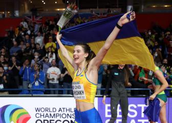 Mahuchikh wins emotional high jump gold for Ukraine