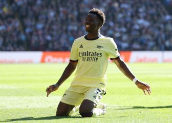Saka brings up Arsenal's 2,000th Premier League goal