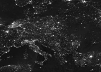 NASA release image of Ukraine from space