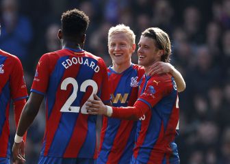 Crystal Palace see off Everton to cruise into FA Cup semi-finals