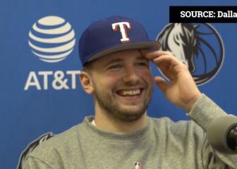 Luka Doncic is a Texas Rangers baseball fan