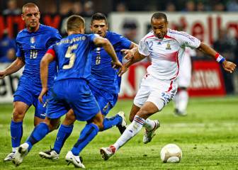 Italia y Francia se encuentran de nuevo tras la final del Mundial 2006