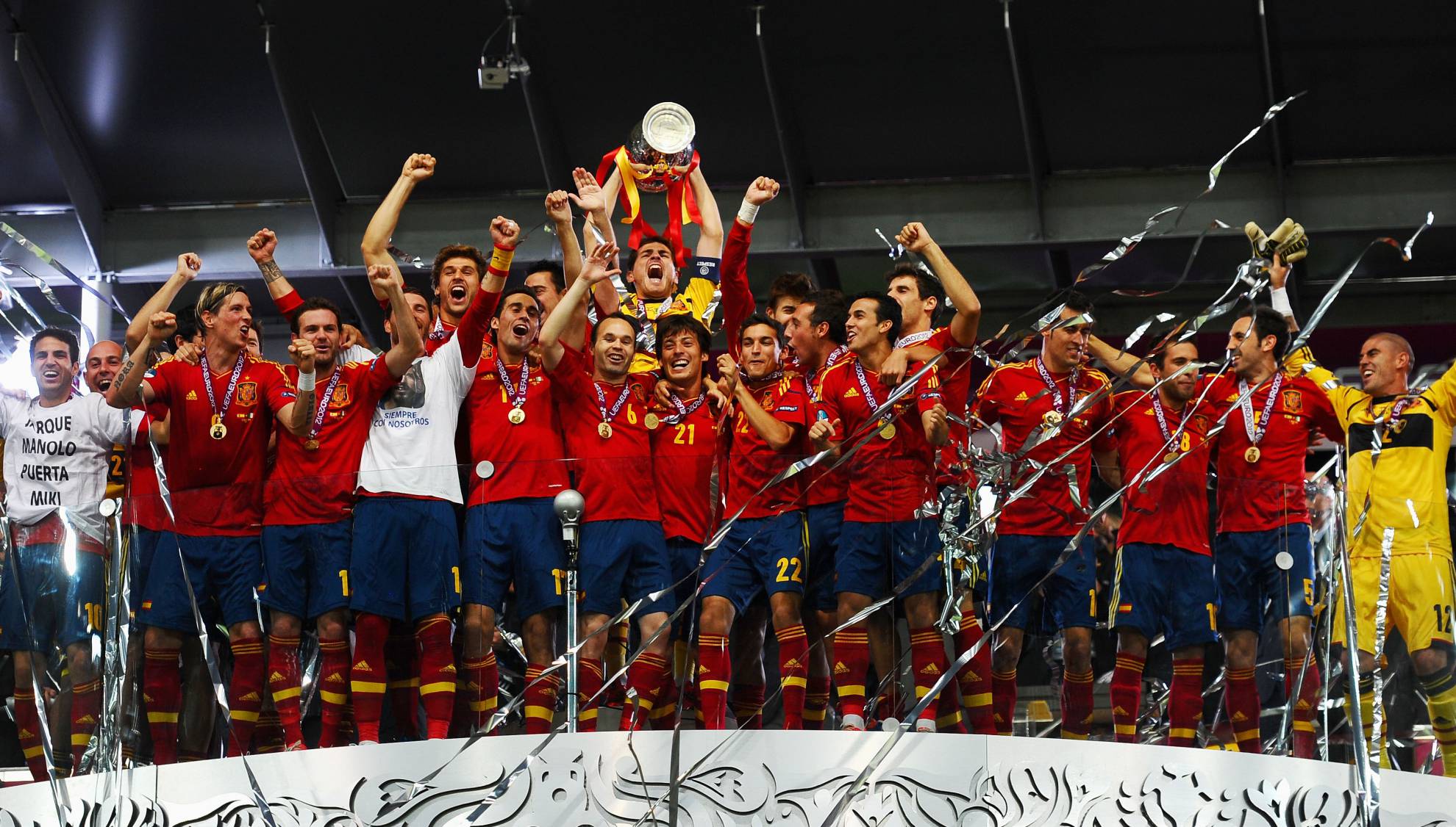 Triple corona para la mejor generación del fútbol español