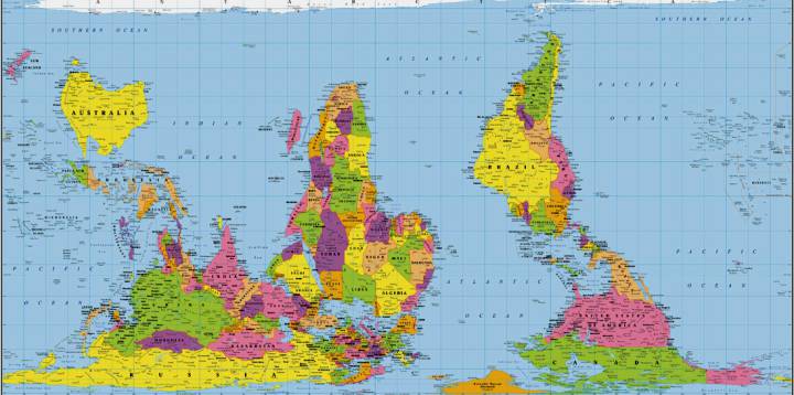 ¿Encontraría Australia en este mapa 'el pequeño' Nicolás?
