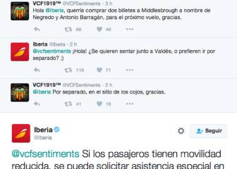 La broma de Iberia en Twitter que ha cabreado al Valencia