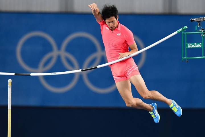 Hiroki Ogita, el saltador eliminado por derribar el listón con el pene