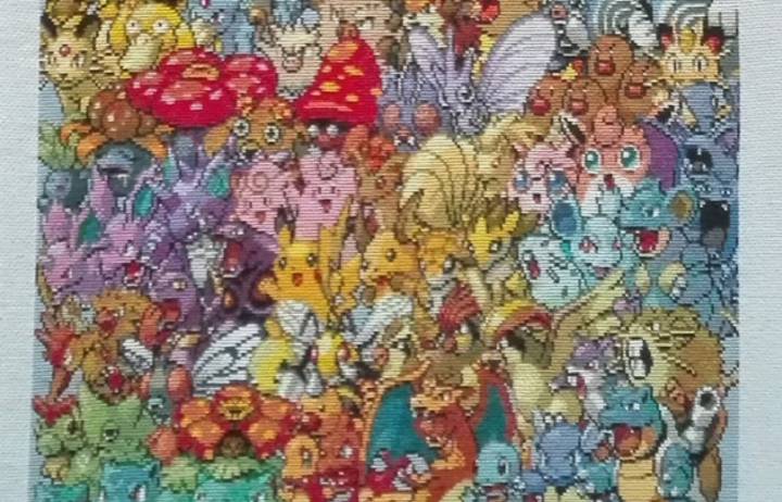 Amor de pokémadre no hay más que uno: Pokémons en punto de cruz