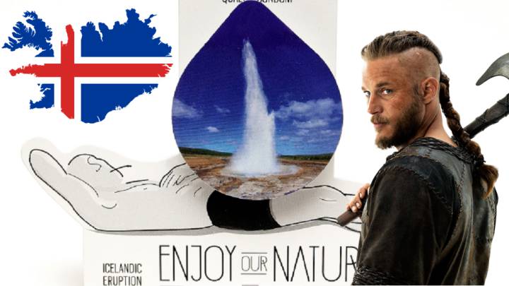 Condones inspirados en volcanes y géiseres: así se venden preservativos en Islandia
