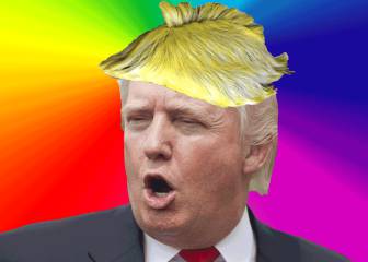 La oruga que se peina como Donald Trump