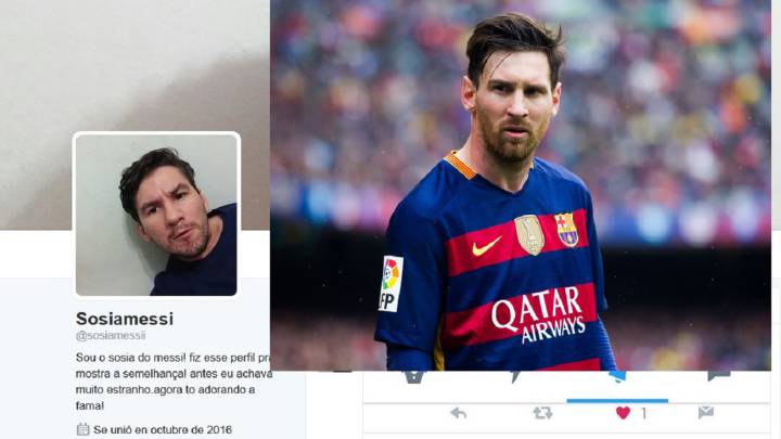El doble brasileño de Messi que está encantado de parecerse