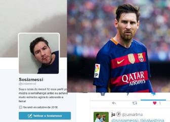 El doble brasileño de Messi que está encantado de parecerse