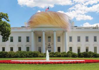 Oro, muros y pelazo: las mejores bromas sobre la Casa Blanca de Trump