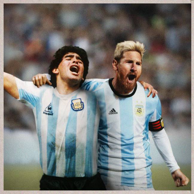 Fútbol El eterno abrazo entre los mejores jugadores de la Fútbol El eterno abrazo entre los mejores jugadores de la