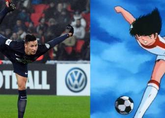 7 futbolistas que hicieron jugadas sacadas de Oliver y Benji