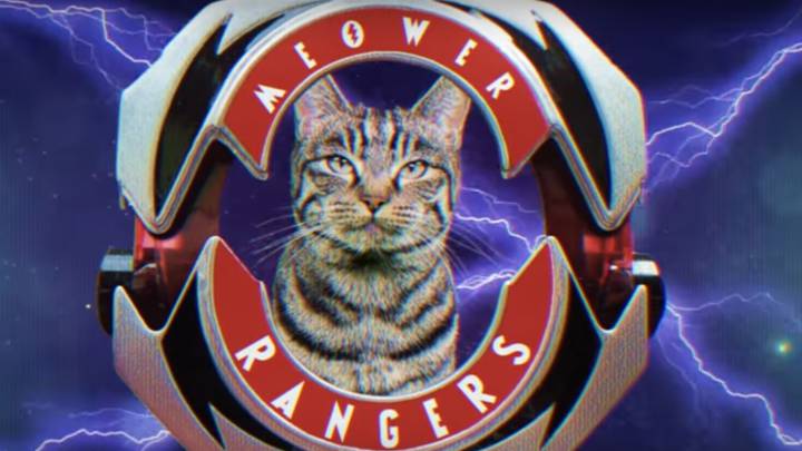 Antes de la nueva película de Power Rangers tienes que ver esta versión con gatos