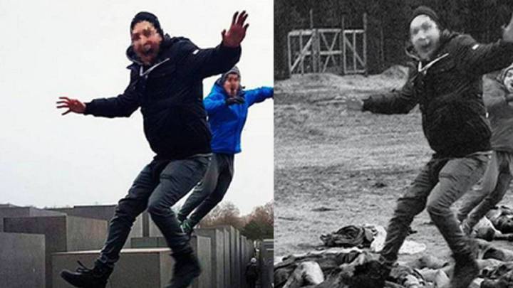 Yolocaust, la web que critica los selfies felices en el Monumento del Holocausto