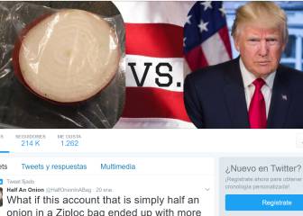La media cebolla que aspira a ser el gran rival de Trump en Twitter