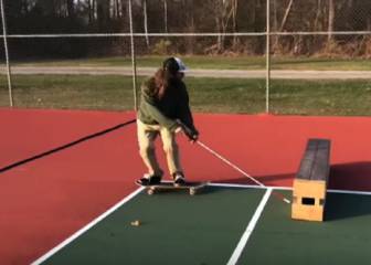 Dan Mancina, el skater ciego que patina con bastón