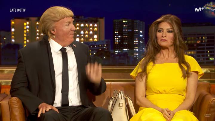 Late Motiv: Silvia Abril y Raúl Pérez imitan a Donald y Melania Trump bailando 'La La Land'