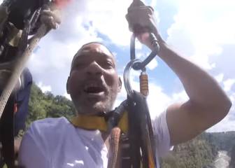 ¿Quién dijo vértigo? Will Smith se tira desde lo alto de las Cataratas Victoria