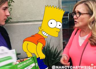 ¿Cómo reaccionarías tú si conocieses a Bart Simpson y fuese una señora?