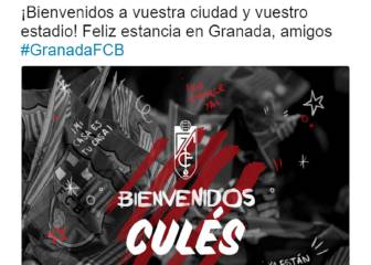 El 'amable' tuit de la cuenta del Granada hacia el Barça que ha desatado la polémica