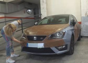 Le gasta una broma a su novio pintándole el coche de Nutella