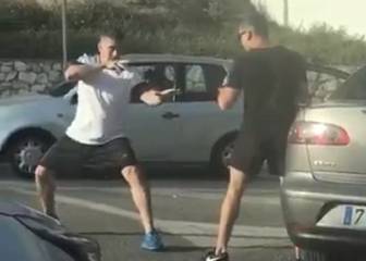 Dos conductores se pelean en una rotonda de Málaga y parece una partida del Tekken 4