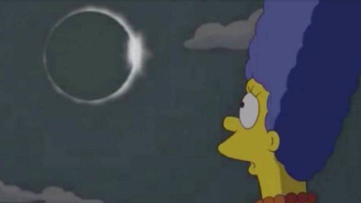 El Eclipse solar, las profecías de Los Simpson sobre él y cómo verlo desde España