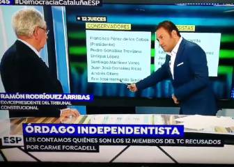 "Siguen siendo 12, eso no cambia": así sale Albert Castillón de un error en directo en Espejo Público