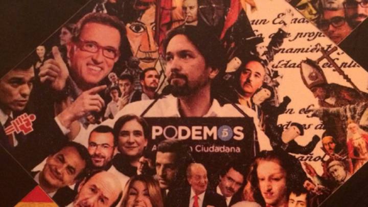 Pablo Iglesias y Jordi Hurtado comparten portada en un libro de Bachillerato