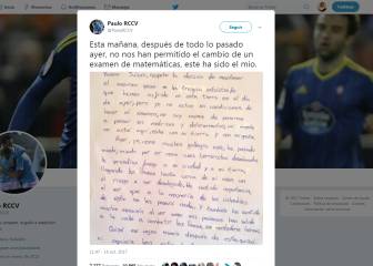 Se niega a hacer un examen por la falta de empatía de su profesor tras los incendios
