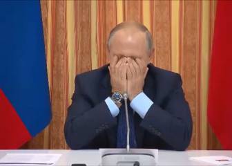 Putin se muere de la risa corrigiendo a su ministro de agricultura