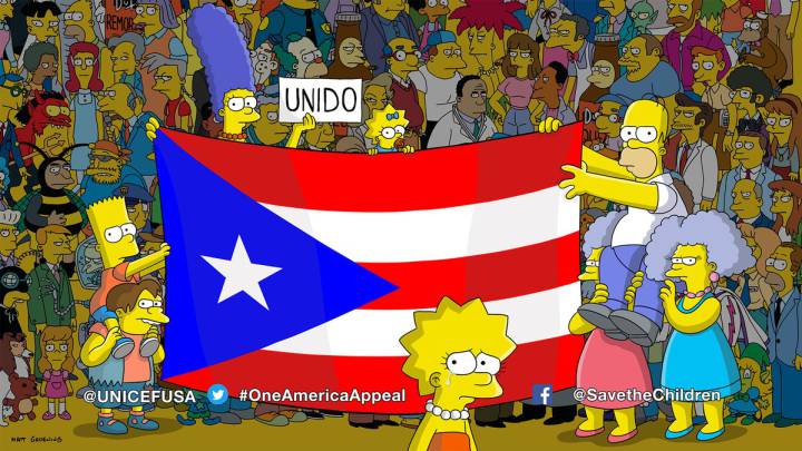 Los Simpson también se solidarizan con Puerto Rico