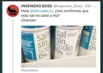 Un ingeniero vacila a Mercadona con un chiste sobre la sal baja en sodio