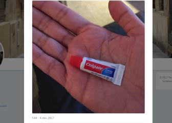 Le dan una pasta de dientes en miniatura y no sabe si dejarla crecer o usarla