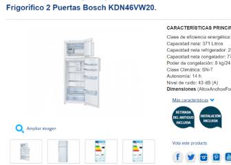 El gran chollo de Carrefour: frigorífico valorado en 700€ por 18€